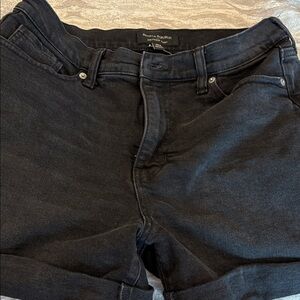 Banana Republic Dark Gray Girlfriend Shorts